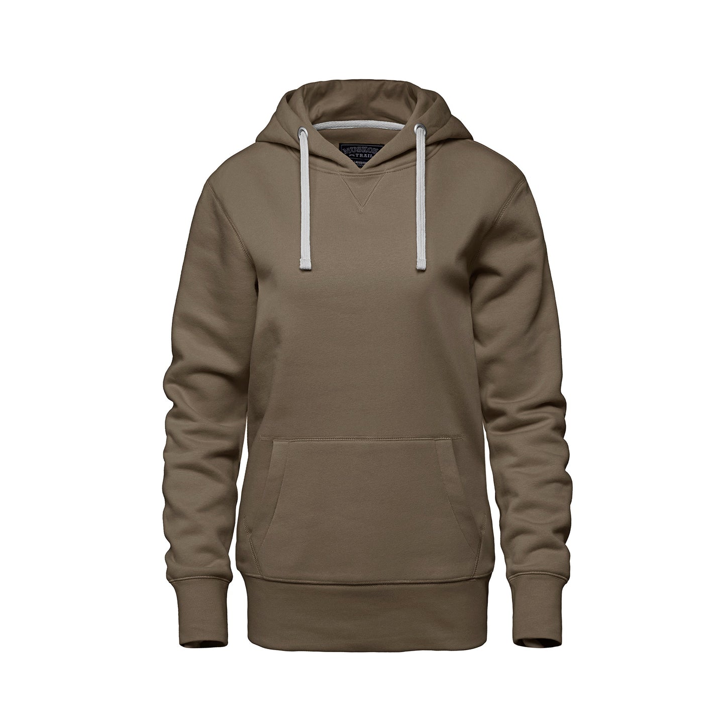 L00661 - Cedar Point - Ladies Pullover Hooded Sweatshirt - Taupe / XS / Fleece
