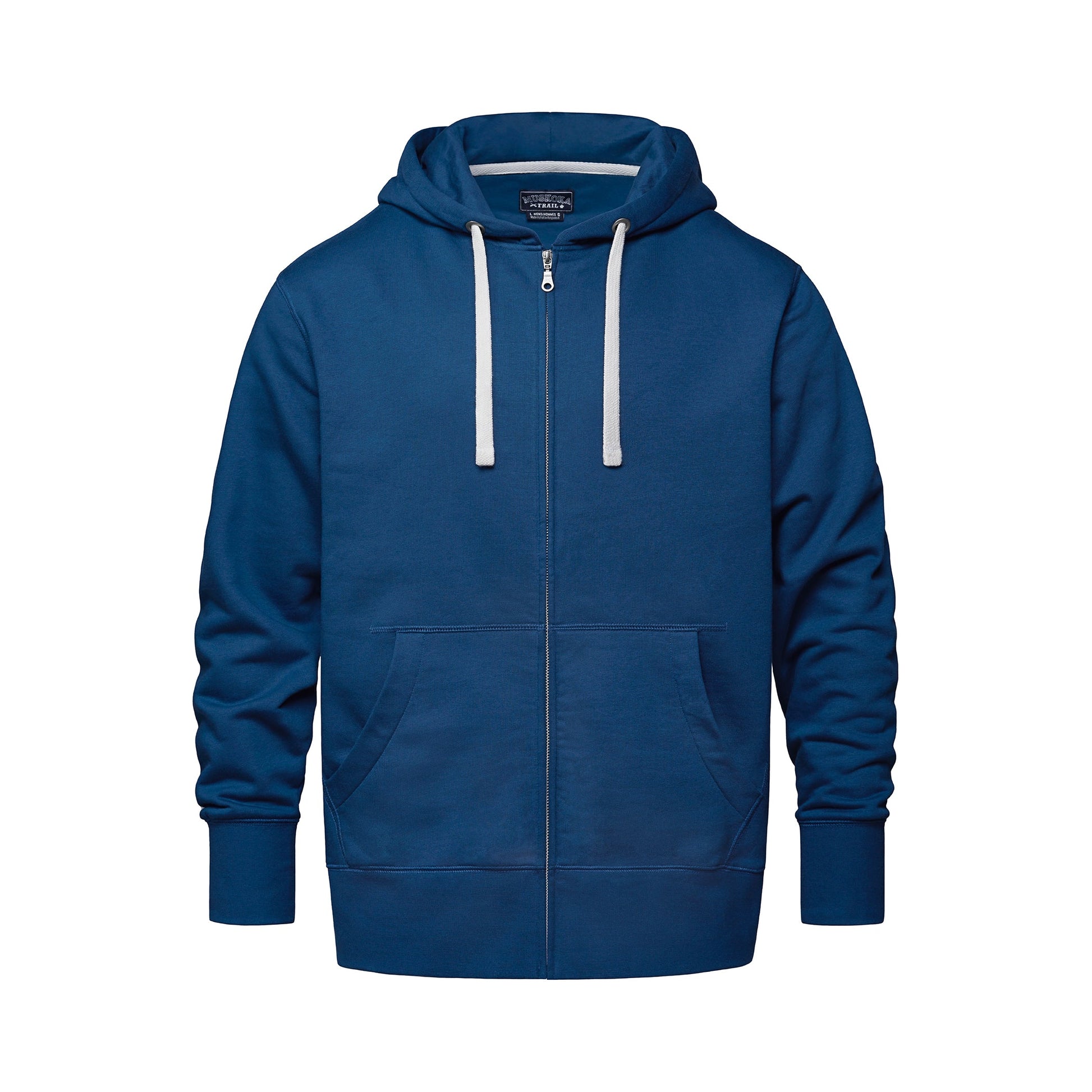 L00670 - Lakeview - Adult Full-Zip Hooded Sweatshirt - Blue / S / Fleece