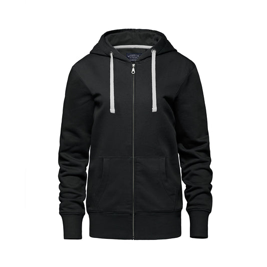 L00671 - Lakeview - Ladies Full-Zip Hooded Sweatshirt - Black / XS / Fleece