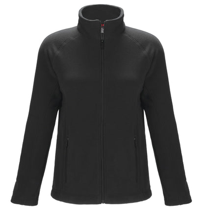 L00696 - Barren - Ladies Full-Zip Microfleece Jacket - Dark Charcoal / XS / Fleece