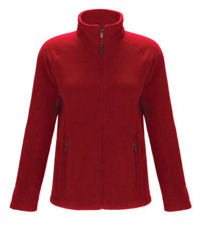 L00696 - Barren - Ladies Full-Zip Microfleece Jacket - Red / XS / Fleece