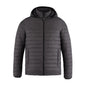 L00900 - Canyon - Men’s Puffy Jacket w/ Detachable Hood - Charcoal / S - Puffer