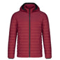 L00900 - Canyon - Men’s Puffy Jacket w/ Detachable Hood - Red / S - Puffer