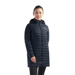 L00903 - Glacier Bay - Ladies Full Length Puffy Jacket w/ Detachable Hood