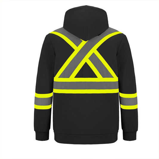 L01380 - Infinity - Hi-Vis Full Zip Hooded Sweatshirt w/ Detachable Hood - Hoodie