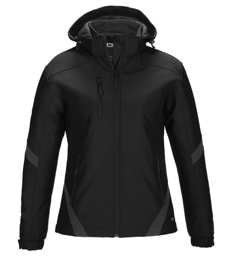 Typhoon - Ladies Insulated Softshell Jacket w/ Detachable Hood - L03201