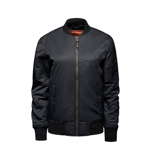 L09301 - Bomber - Ladies Insulated Jacket - Black / XS