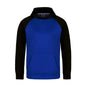 L1630Y - Oakland - Youth Polyester Pullover Hooded Sweatshirt - Blue/Black / S - Fleece