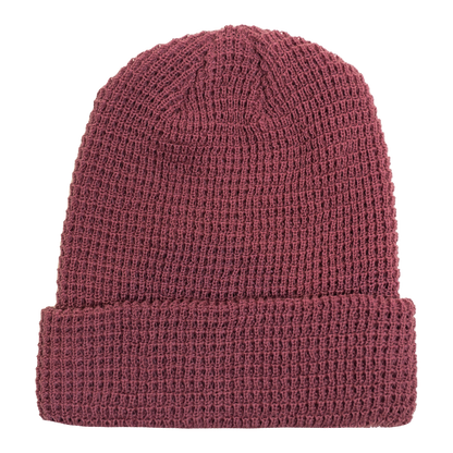 Leery Waffle - Pigment Maroon / ONE SIZE - BEANIES