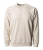 SS1000C - Unisex Lightweight Loopback Terry Crew - Sand / XS - CREWNECKS