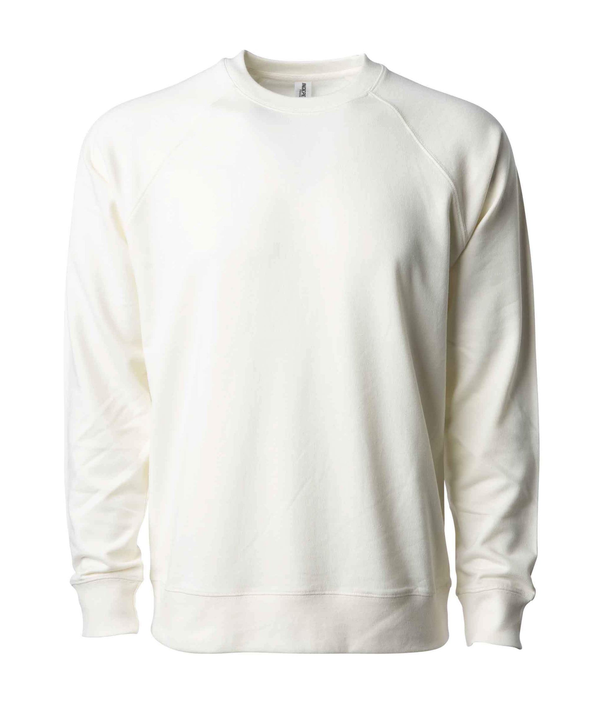 SS1000C - Unisex Lightweight Loopback Terry Crew - Bone / XS - CREWNECKS