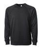 SS1000C - Unisex Lightweight Loopback Terry Crew - Black / XS - CREWNECKS