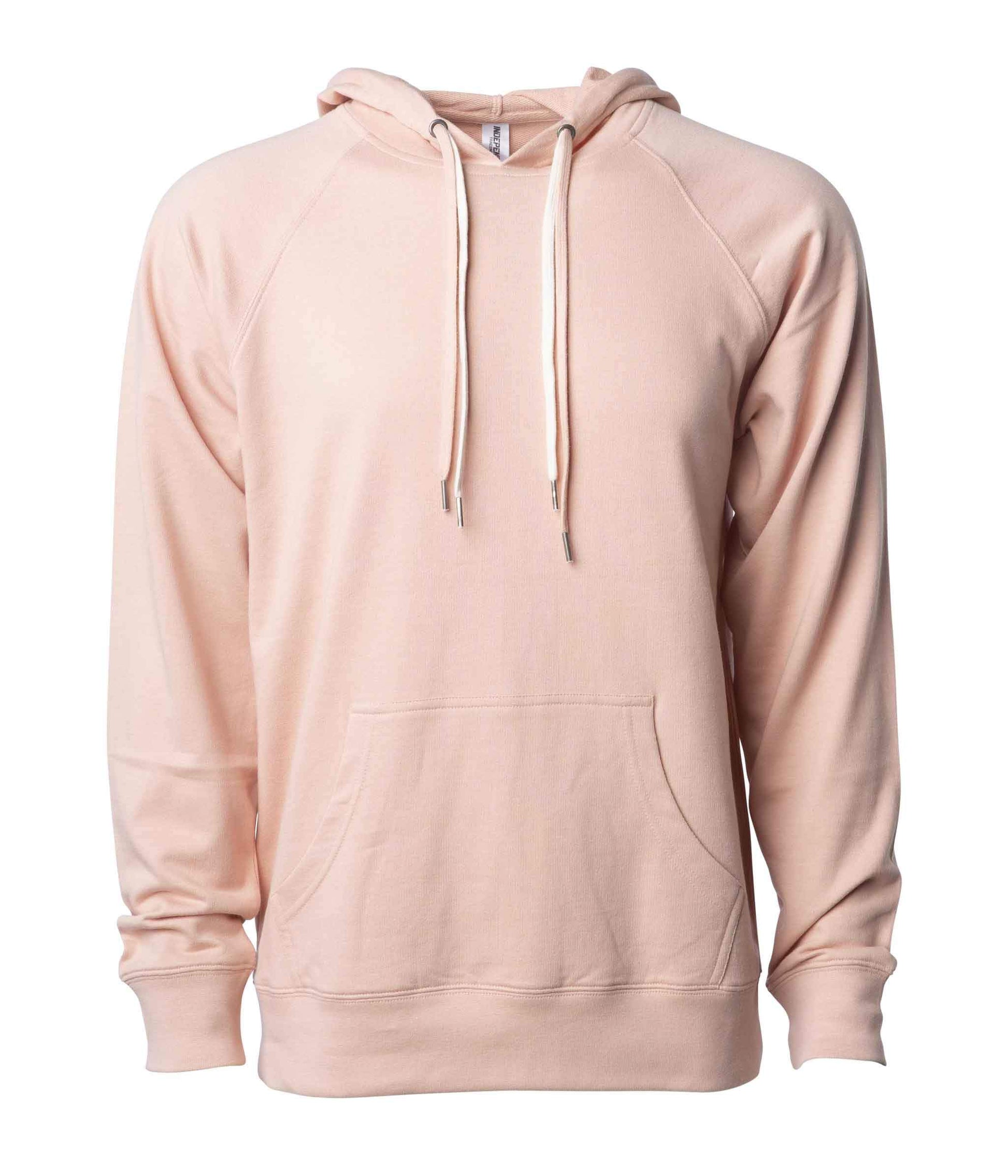 SS1000P - Unisex Lightweight Loopback Terry Hooded Pullover - Rose / XS - HOODIES