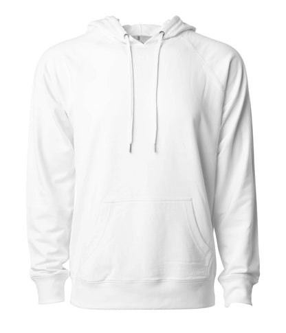 SS1000P - Unisex Lightweight Loopback Terry Hooded Pullover - White / XS - HOODIES