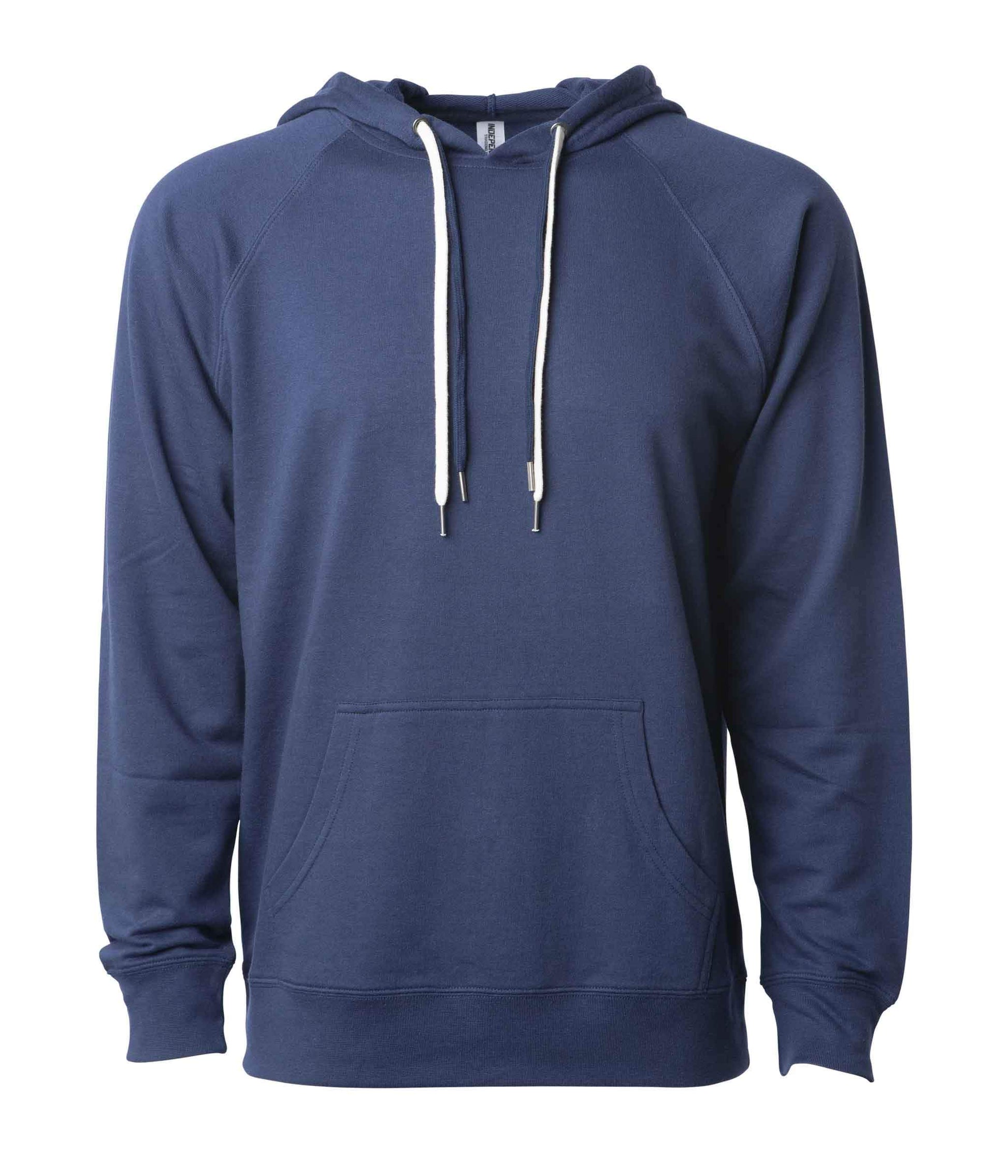 SS1000P - Unisex Lightweight Loopback Terry Hooded Pullover - Indigo / XS - HOODIES