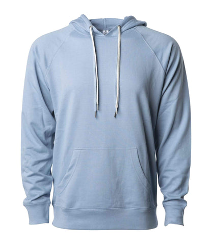 SS1000P - Unisex Lightweight Loopback Terry Hooded Pullover - Misty Blue / XS - HOODIES