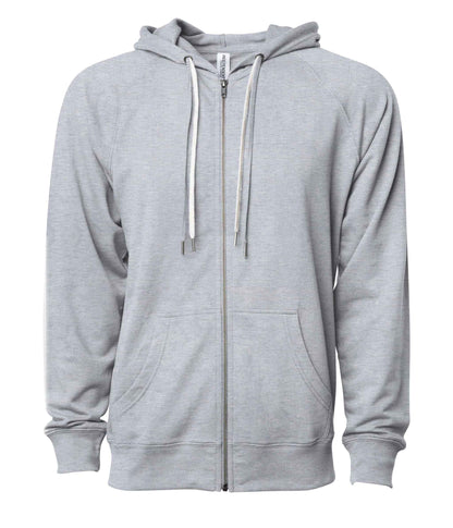 SS1000Z - Unisex Lightweight Loopback Terry Ziphood - Athletic Heather / XS - ZIPS