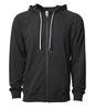 SS1000Z - Unisex Lightweight Loopback Terry Ziphood - Charcoal Heather / XS - ZIPS