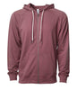 SS1000Z - Unisex Lightweight Loopback Terry Ziphood - Port / XS - ZIPS