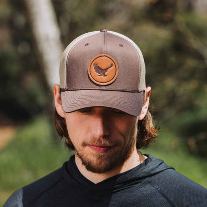 Eagle Leather Patch Hat