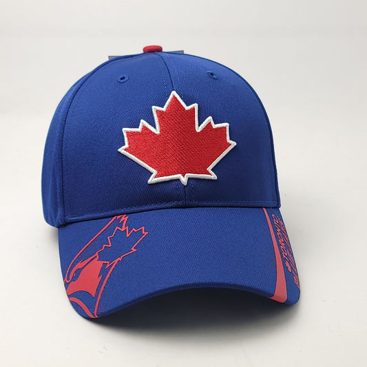 Toronto Blue Jays Cap - Tomax II Royal & Red Adjustable - OSFA - MLB