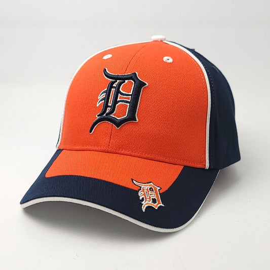 Detroit Tigers Cap - Dean Navy Adjustable Velcro Closure DN - OSFA - MLB