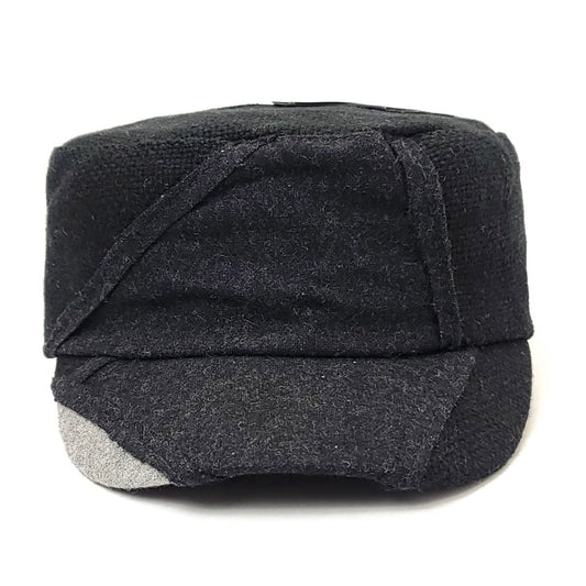 Cadet Cap -88320 Patch Fabric Black 2 Tone Colour - OSFA