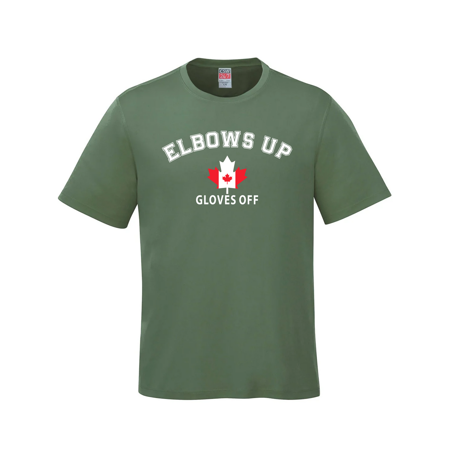 Elbows Up | 100% Cotton T-Shirt – 160 GSM Premium Canadian Streetwear