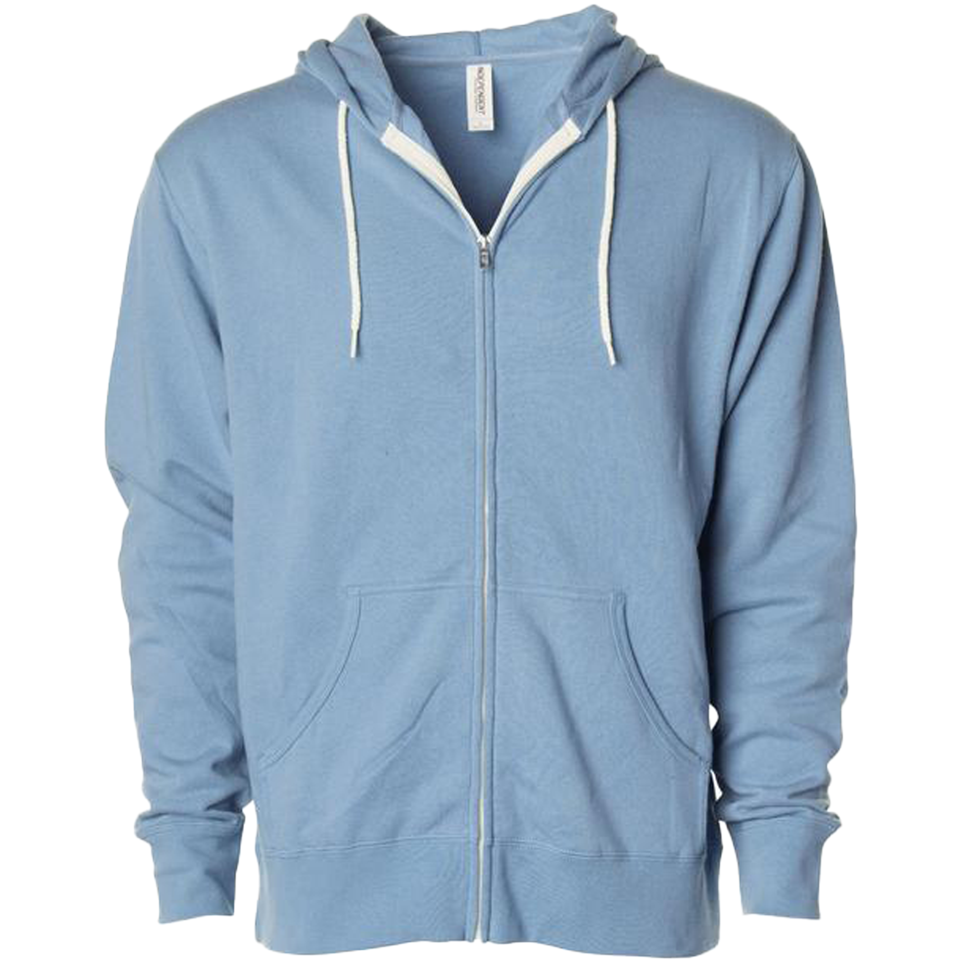 AFX90UNZ - Unisex Zip Hooded Sweatshirt - Misty Blue / XS - ZIPS