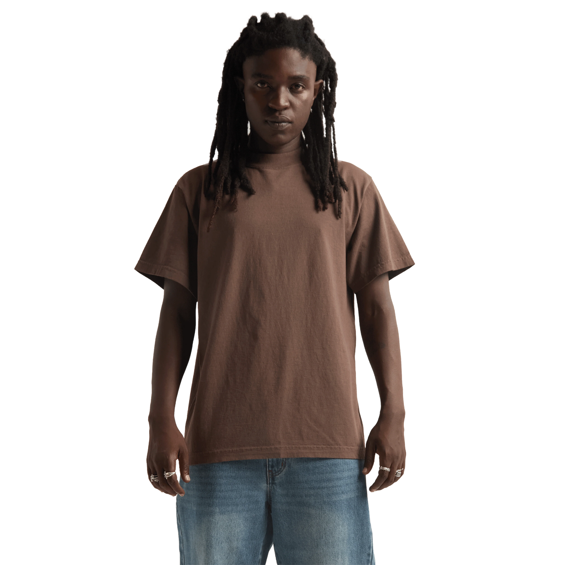 Max Heavyweight Garment Dye - 7.5 oz - Mocha / XS - TEES