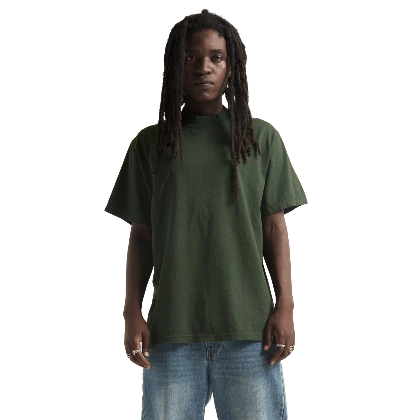 Max Heavyweight Garment Dye - 7.5 oz - Moss / XS - TEES