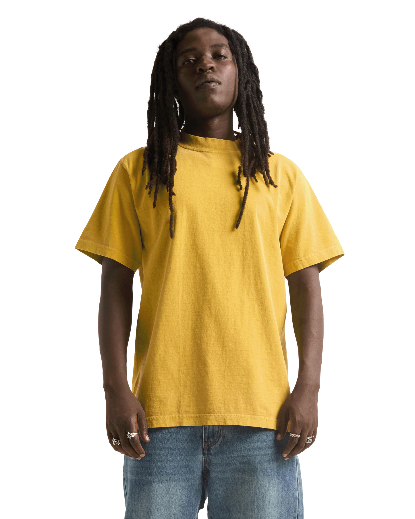 Max Heavyweight Garment Dye - 7.5 oz - Mustard / XS - TEES