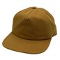 GNV-1040SB - 5 Panels Mid Profile Flat Bill - Mustard / One Size - CAPS