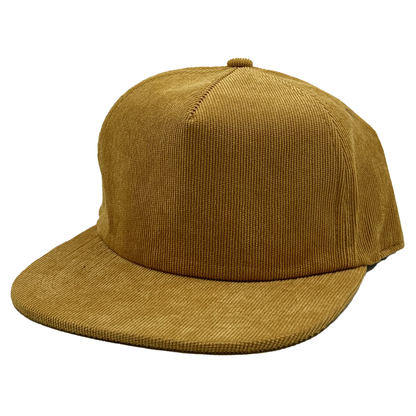 GNV-10195P - 5 panels Flat Bill Corduroy Cap