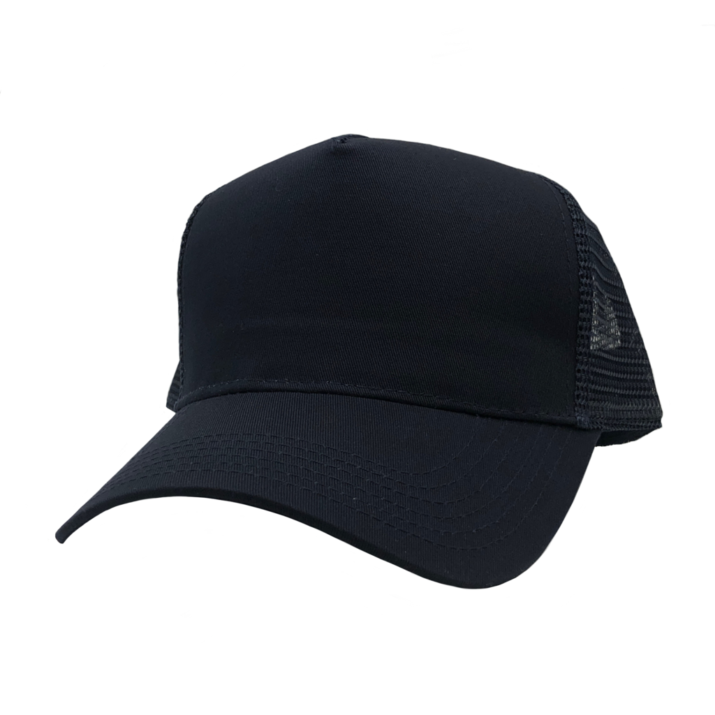 GN-1051-5PM - Pro Style Trucker Mesh Cap - Navy / One Size - CAPS