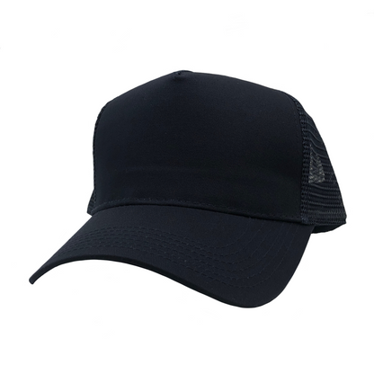 GN-1051-5PM - Pro Style Trucker Mesh Cap - Navy / One Size - CAPS