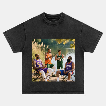 NBA GONE FISHIN VINTAGE CLOTHES