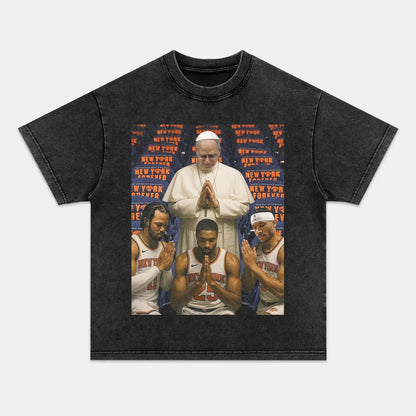 NEW POPE & New York Knicks TEE
