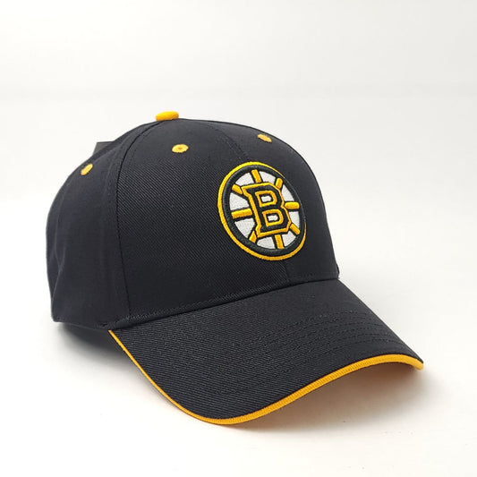 Boston Bruins Cap - Money Maker Black Adjustable - OSFA - NHL