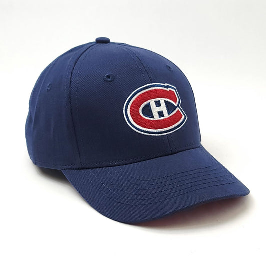 Youth - Montreal Canadiens - Basic Navy Adjustable MCBSBKY - NHL Cap