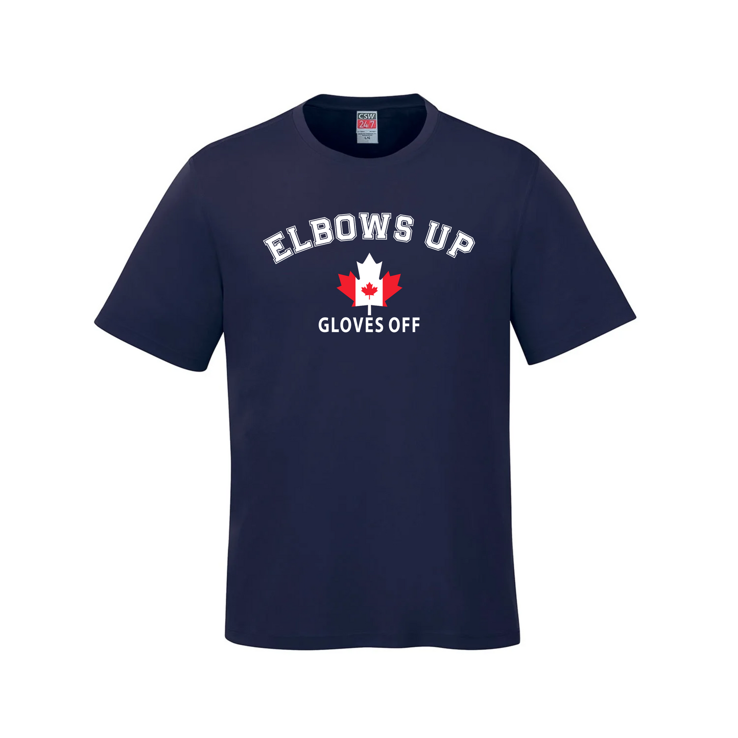 Elbows Up | 100% Cotton T-Shirt – 160 GSM Premium Canadian Streetwear