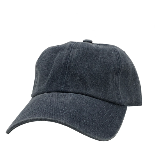 AS-1100 - Cotton Twill Premium Pigment Dyed Cap - Navy / One Size - CAPS