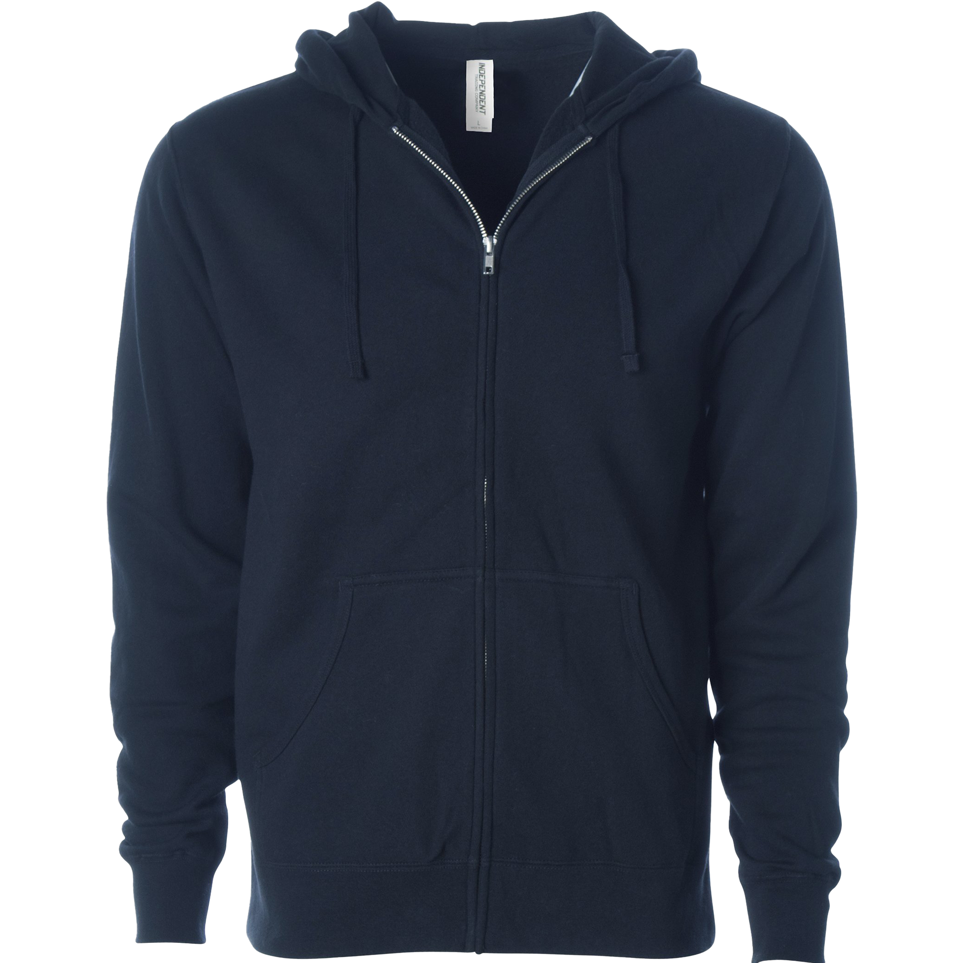 AFX4000Z - Lightweight Zip Hooded Sweatshirt - Navy / XS - ZIPS