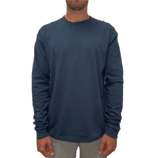 47367 - Logan Long Sleeve - Navy / XS - LONG SLEEVES