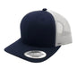 GNV-6606T - Premium Trucker Mesh Cap - Navy White / ONE SIZE - CAPS