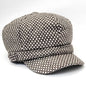Newsboy Hat - Polka Dots Brown & Black - OSFA