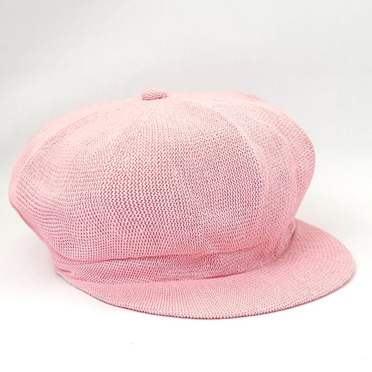 Newsboy Hat -Mesh Pink & Red - OSFA