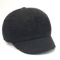 Newsboy Hat - Knitted Multi-Coloured - Black / OSFA