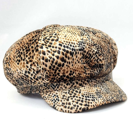 Newsboy Hat - Animal Pattern - OSFA