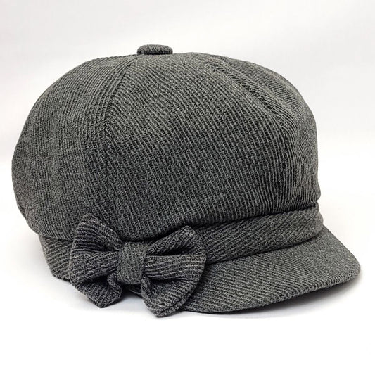 Newsboy Hat - Ribbon Multi-Coloured - Dr. Grey / OSFA